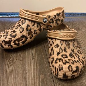Cheetah Print Crocs